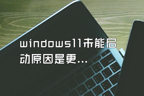 windows11未能启动原因是更改硬件